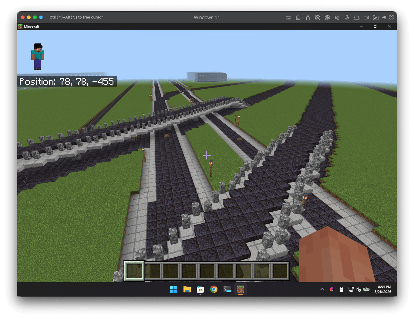 Overpass data loaded on map